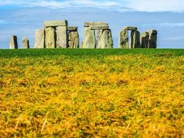 monumento hdr stonehenge ad amesbury foto