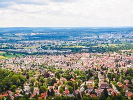 hdr vista aerea di stoccarda, germania foto