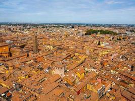 hdr vista aerea di bologna foto