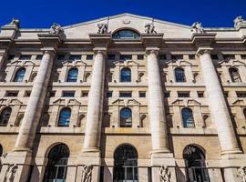 hdr milano borsa a milano foto