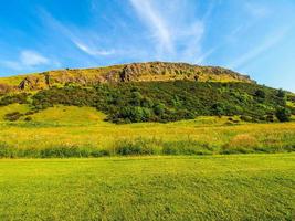 hdr arthur's seat a edimburgo foto