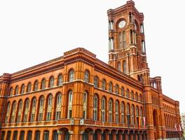 hdr rotes rathaus, berlino foto