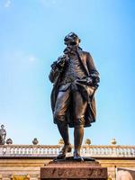 hdr goethe denkmal leipzig foto