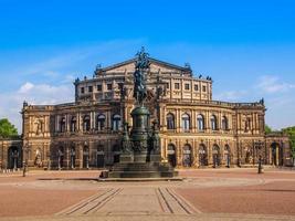 hdr semperoper a dresda foto