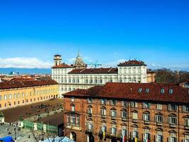 hdr piazza castello, torino foto