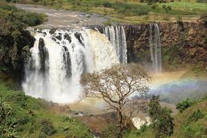 cascate del nilo blu, bahar dar, etiopia foto