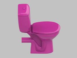 toilette armadio bagno wc rosa acqua 3d illustrazione foto