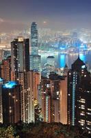 Hong Kong di notte