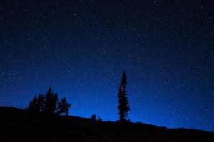 cielo notturno del Wyoming foto