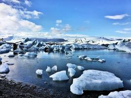 la laguna glaciale di Jokulsarlon in Islanda foto