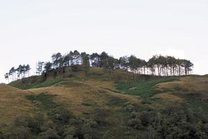 una vista degli altopiani scozzesi vicino a ben nevis foto