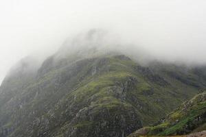 una vista degli altopiani scozzesi vicino a ben nevis foto