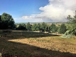 una vista dei cotswaolds a longborough foto