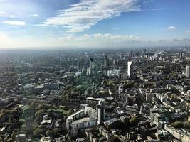 una veduta aerea di londra foto