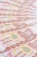 banconote tailandesi dei soldi foto
