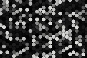 sfondo astratto mosaico bianco e nero. forme geometriche che si muovono su e giù in modo casuale rendering 3d foto