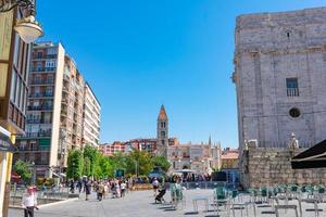 valladolid, spagna 29 maggio 2022 piazza nel teatro di strada dell'evento foto