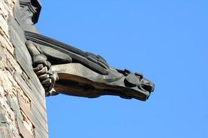 gargoyle al castello di edimburgo foto