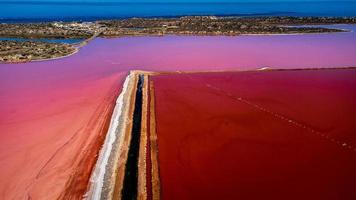 vedute aeree della laguna di hutt wa foto