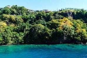 Wallilabou Bay Saint Vincent e Grenadine nel Mar dei Caraibi foto