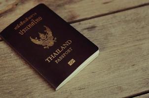 concetto di piano di viaggio passaporto foto