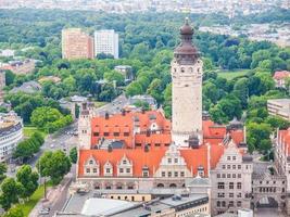 hdr veduta aerea di leipzig foto