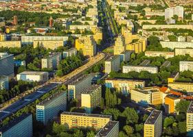 hdr vista aerea di berlino foto