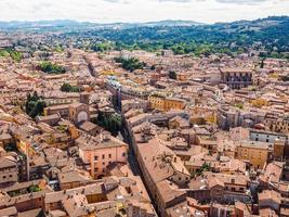 hdr vista aerea di bologna foto