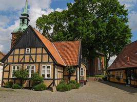 la città di Kappeln sul fiume Schlei foto