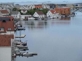 la città di Haugesund in Norvegia foto