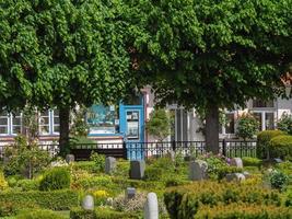 schleswig città con il villaggio di leccio foto