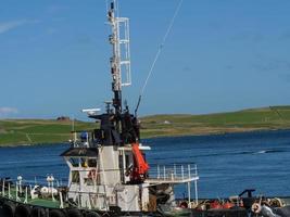 lerwick città sull'isola delle Shetland foto