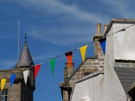 lerwick città sull'isola delle Shetland foto