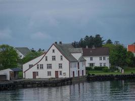 la città di Haugesund in Norvegia foto