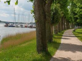 la città di Kappeln sul fiume Schlei foto