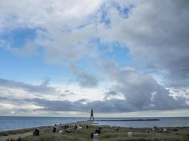 la città di cuxhaven sul mare del nord in germania foto