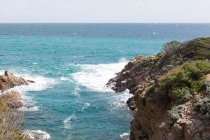immagine della costa brava, mar mediterraneo a nord della catalogna, spagna. foto