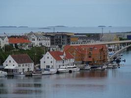 la città di Haugesund in Norvegia foto