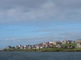 la città di lerwick e le isole Shetland foto