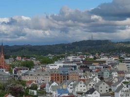 la città di Haugesund in Norvegia foto