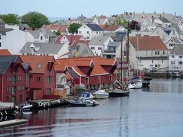 la città di Haugesund in Norvegia foto