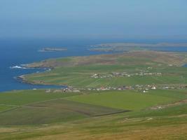 le isole Shetland in Scozia foto