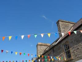 lerwick città sull'isola delle Shetland foto