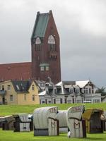 la città di cuxhaven sul mare del nord in germania foto