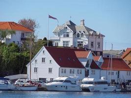 la città di Haugesund in Norvegia foto