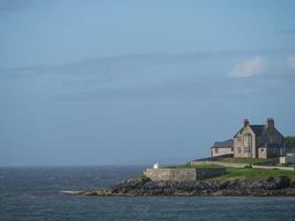 la città di lerwick e le isole Shetland foto