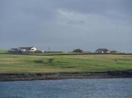 la città di lerwick e le isole Shetland foto