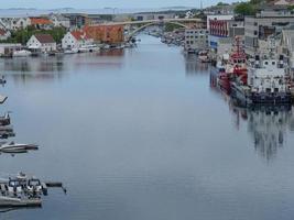 la città di Haugesund in Norvegia foto