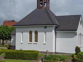 schleswig città con il villaggio di leccio foto