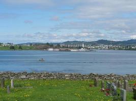 la città di Haugesund in Norvegia foto